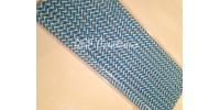 Chevron Light Blue Pattern  Paper Straw click on image to view different color option